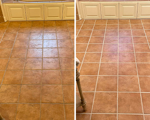 Bathroom Restored by Our Tile and Grout Cleaners in Tustin, CA